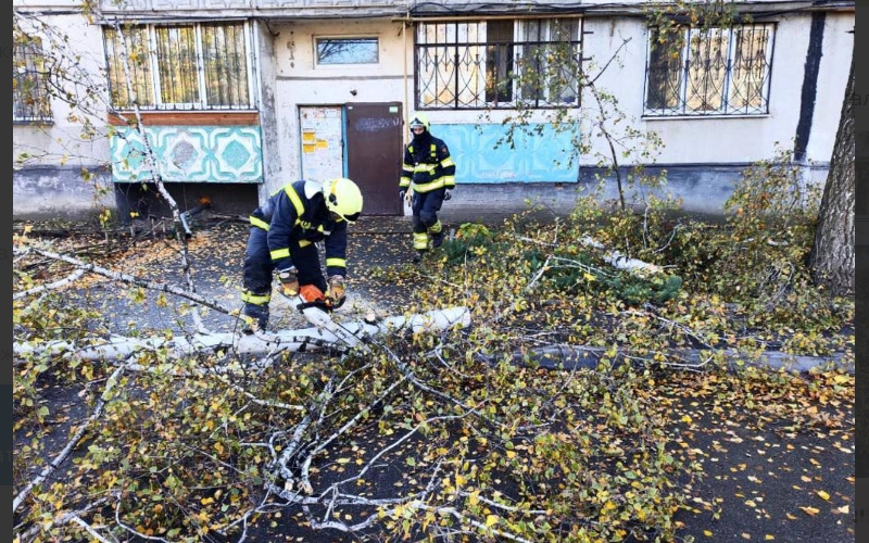 Сильный ветер в Киеве привел к трагедии: два человека погибли и несколько получили травмы