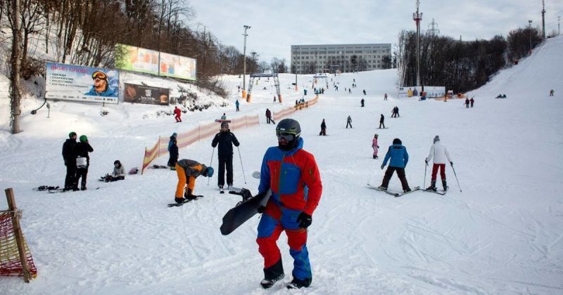 Голосіївський парк відкрив лижний сезон